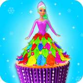 Edible Doll Cupcake Maker! Bake Cupcakes with Chef