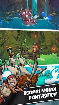 Idle Tap Pirates - Titani dell'oceano Screen Shot 1