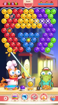 Bubble Shooter - Kitten Games Screen Shot 7