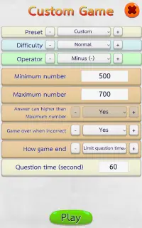 Math Fast Plus and Minus Screen Shot 6