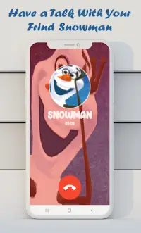 Video call chat snowman prank Screen Shot 3