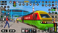 Jogos de simulador de trem 3D Screen Shot 3