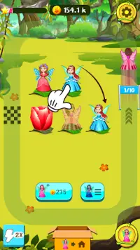 Princess Merge : Idle Fun Playing Screen Shot 0