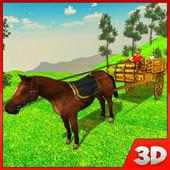 Impossible Horse Cart Driving: Animal Transport 3D