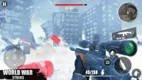 WW2 Permainan bergrafis Bebas: gun permainan 2021 Screen Shot 2