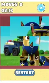 Puzzle for : Paw Patrol Sliding Puzzle Screen Shot 0
