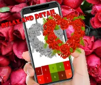 Sweet Love Rose Pixel Art-Coloring By Number Screen Shot 3