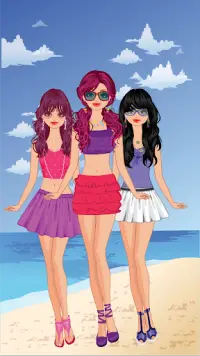 Dress Up Girl Game - Beach Fashion Screen Shot 4