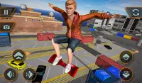 fou hoverboard rider 2020: jeu de cascade furieux Screen Shot 7