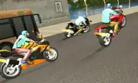 moto rider racing 2017 -highway bike racer Screen Shot 1