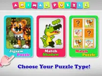 Puzzle for Kids -Animals Shadow and Jigsaw Puzzles Screen Shot 0