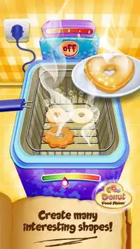 دونات صانع الغذاء - ألعاب الطبخ Screen Shot 2