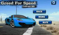 Greed for Speed car racing 3D Screen Shot 1