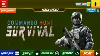 Army Commandos Battlefield Survival Hunt Shooter Screen Shot 0