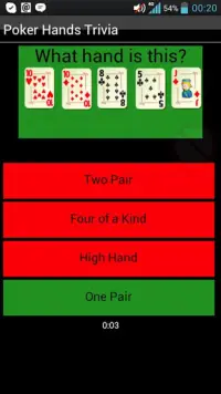 World Poker Trivia & Gambling Screen Shot 1