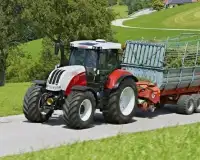 Игра Пазл Steyr Tractor Screen Shot 3