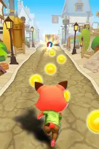 Talking Cat Pet Runner - عداء الحيوانات الأليفة Screen Shot 1