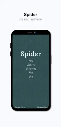 Spider Solitaire (no ads, offline) Screen Shot 0