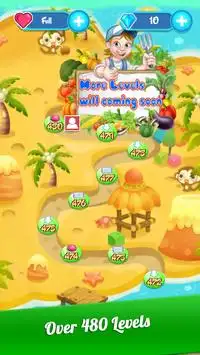 Farm Garden Match 3 Puzzle Game ! Screen Shot 1