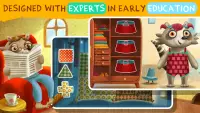 Raccoon Treehouse: Kids puzzles & sorting games Screen Shot 2