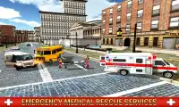 Rescate de conductor de ambulancia Simulador 2017 Screen Shot 4