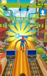 Amazing Spider Subway 3D Dash Screen Shot 7