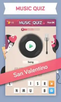Music Quiz - San Valentino Screen Shot 2