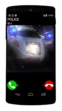الشرطة مكالمة وهمية 2 Screen Shot 1