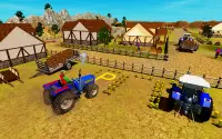 Modern pagsasaka traktor paradahan laro Screen Shot 10