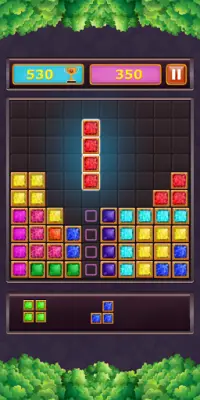 Glow Block Puzzle Games - Jewel Blitz Games Screen Shot 1