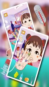Baby Girl Hand Doctor Kid game Screen Shot 5