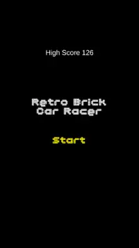 Retro Brick Car Racer Screen Shot 0