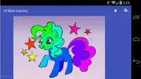 Live coloring cartoon "Pony" Screen Shot 1