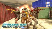 Free Military Firing Squad: Free Firing Game 2019 Screen Shot 0