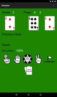 Blackjack Strategy Trainer Screen Shot 7