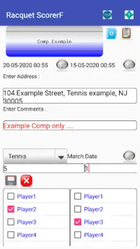 Racquet Game(Tennis,pickleBall ...) Match Scorer Screen Shot 6