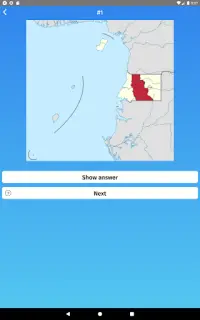 Equatorial Guinea: Regions & Provinces Map Quiz Ga Screen Shot 11