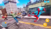 Stickman Rope Hero 2021 - Flying Hero Crime City Screen Shot 1