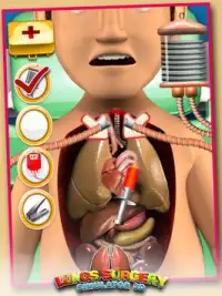 Lungs Surgery Simulator 3D Screen Shot 8