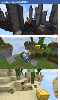Isole fortunate (MapMinigamePvP) per Minecraft PE Screen Shot 2