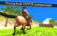 Kuda simulator berkuda 3d: joki permainan Screen Shot 3