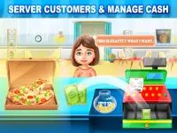 Cassiere per pizzerie: giochi di fast food maker Screen Shot 3