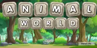 Monde animal jeux de mots gratuits pour enfants Screen Shot 0