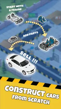 Idle Car Factory: Car Builder Screen Shot 1