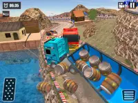 Offroad Snow Trailer Truck Driving Game 2020 Screen Shot 11