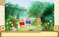 Three Little Pigs - Fairy Tale with Games Screen Shot 6