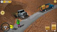 Euro Cargo Gold Mine 3D: Mega Truck Highway Tracks Screen Shot 4