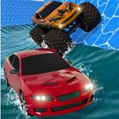 Aqua Cars Uphill Water Slide Rally 3D