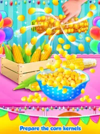 Unicorn Food - Rainbow Popcorn Party Screen Shot 0