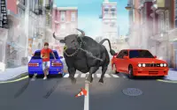 Angry Bull Attack Cow Games 3D Screen Shot 1